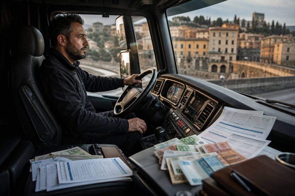 Photographie illustrant : Costo gasolio autotrasporto: rilevazioni e trend mensili