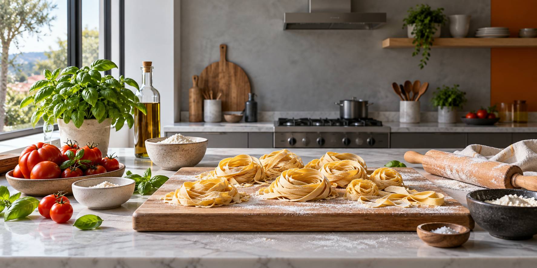 Salle de trattoria italienne traditionnelle avec nappes à carreaux et chaises en bois